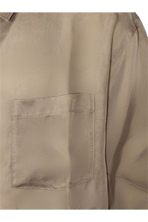 Short-sleeved shirt in cupro MAURO GRIFONI | G6AB0039ABU93G